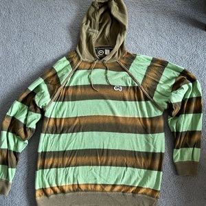 Lrg unique "Second Nature" Pullover cotton sweater hoody - XL - vintage